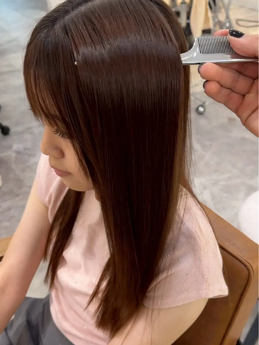 ロング 西山 るいのヘアスタイル