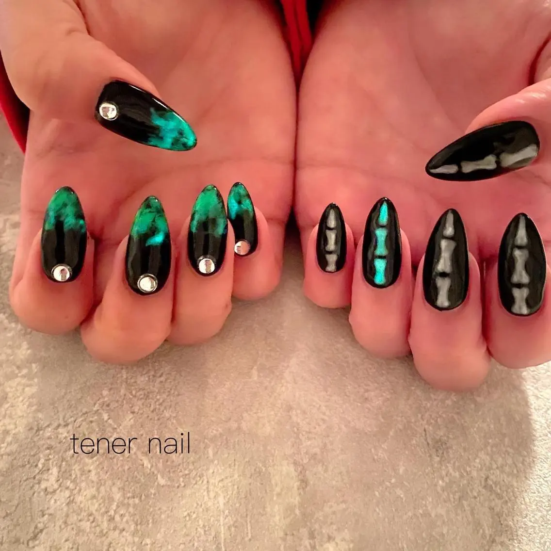 ネイル 大理石ネイル(マーブル) テネルネイル tener nailのネイルデザイン