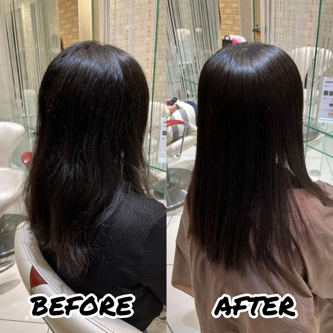 ロング カット 縮毛矯正 トリートメント 髪質改善美容師 鈴木のヘアスタイル