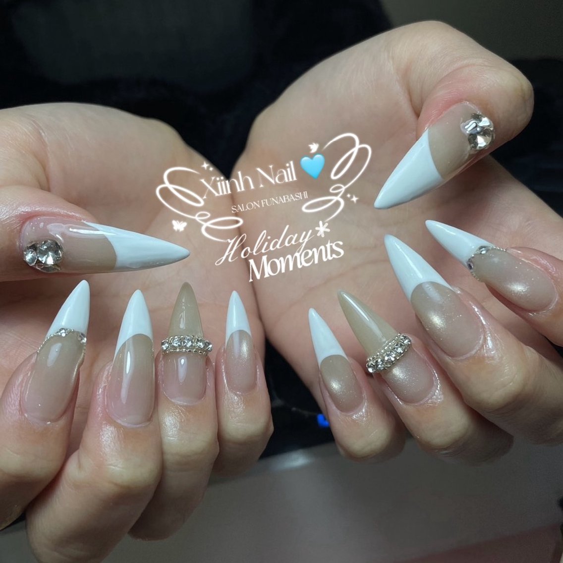 ネイル チークネイル 桜ネイル 長さ出し フットネイル ジェルネイル ハンドネイル XIINHNAIL 船橋店 馬詰ちゃんのネイルデザイン
