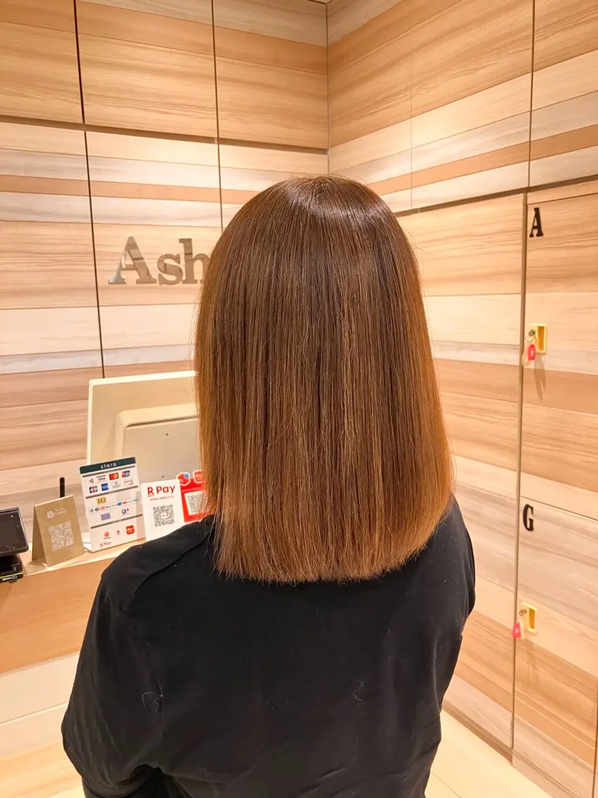 ミディアム 縮毛矯正 縮毛矯正 モデル様募集中🍏✨ Ash_Manamiのヘアスタイル