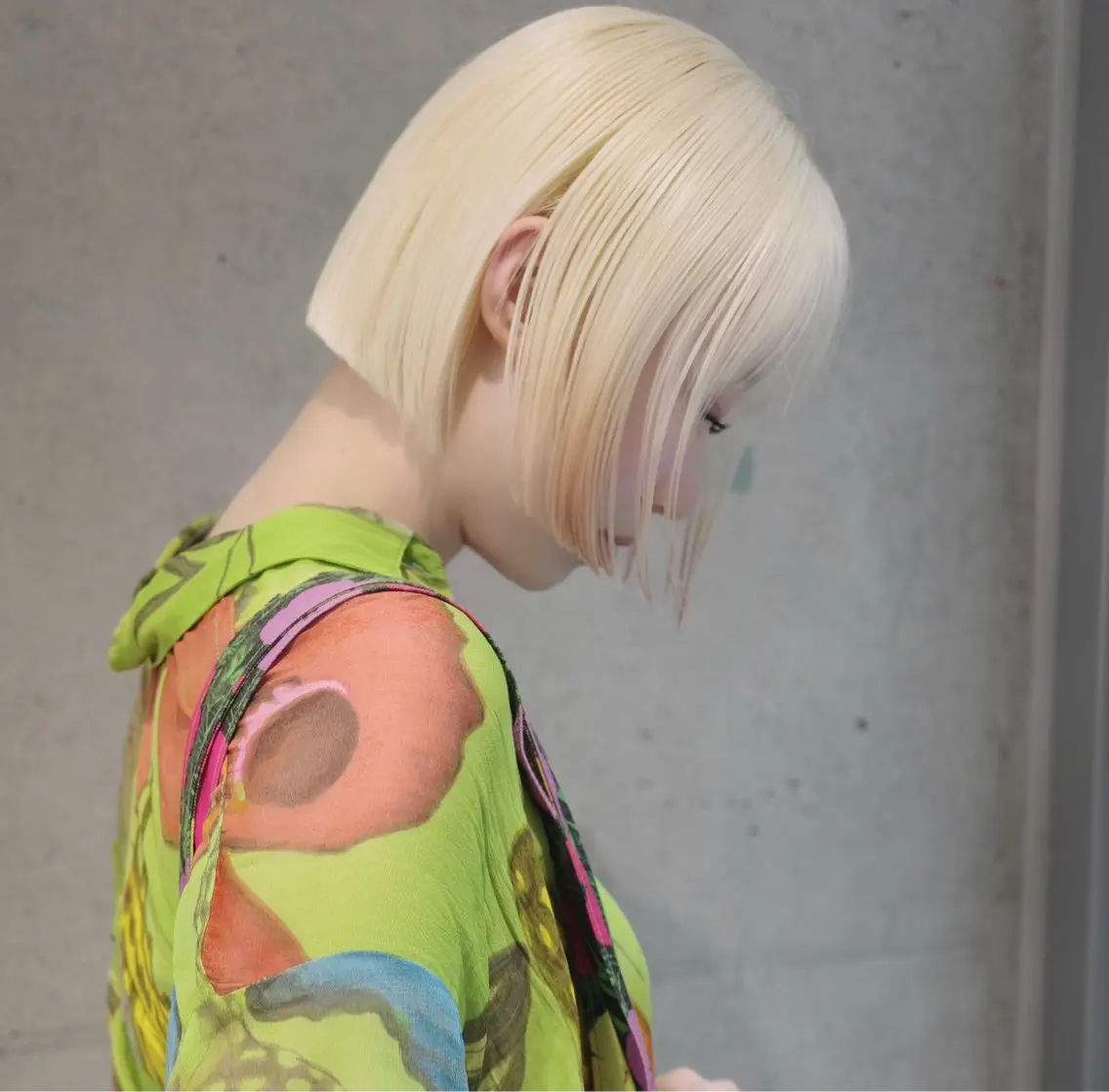 ショート カット ヘアカラー トリートメント 田中 里奈のヘアスタイル