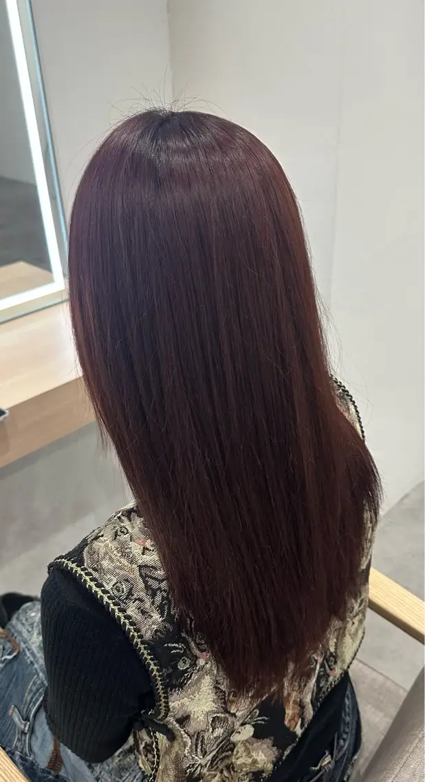 ロング カラー ラベンダーカラー ヘアカラー 川北 恭輝のヘアスタイル
