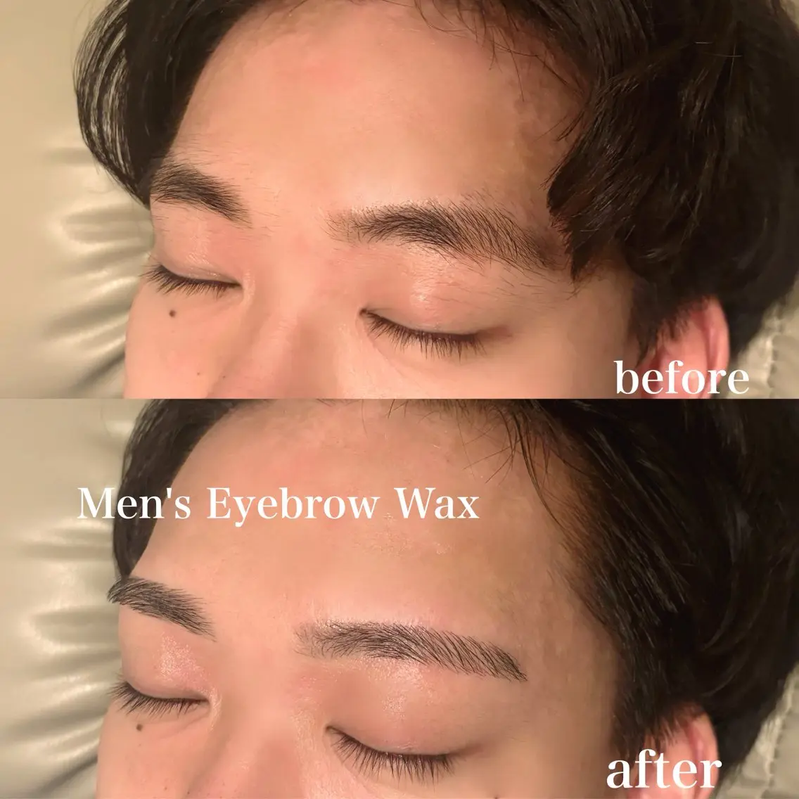 アイブロウ メンズアイブロウ ワックス脱毛 眉カット RIN/束感まつ毛 /似合わせ眉✨のマツエク・マツパデザイン