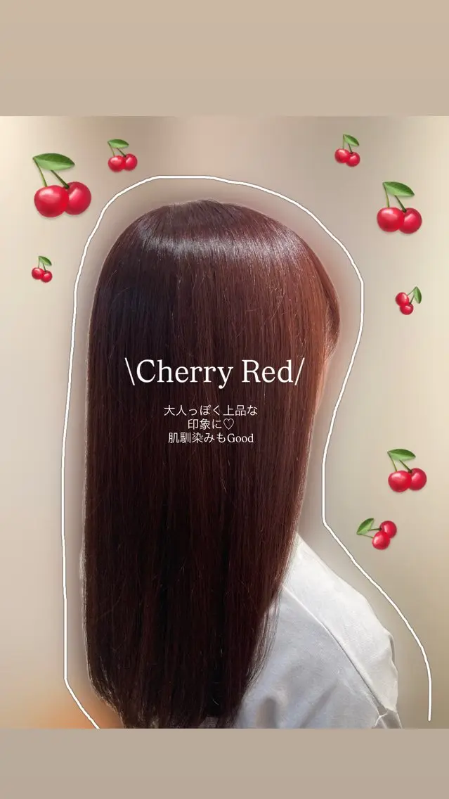 カラー レッドカラー ヘアカラー 《PARAGO緑橋》 KOTOMIのヘアスタイル