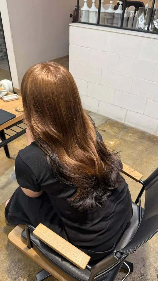 カラー en:s/新潟/万代 🧚hinakoのヘアスタイル