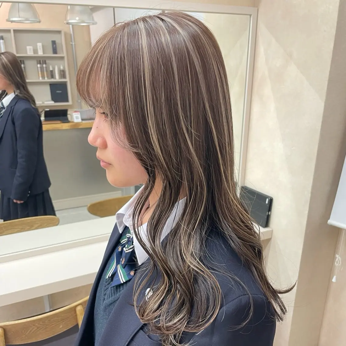 ロング カラー カット ヘアカラー トリートメント 奥山義進/大宮 /ダブルカラーのヘアスタイル