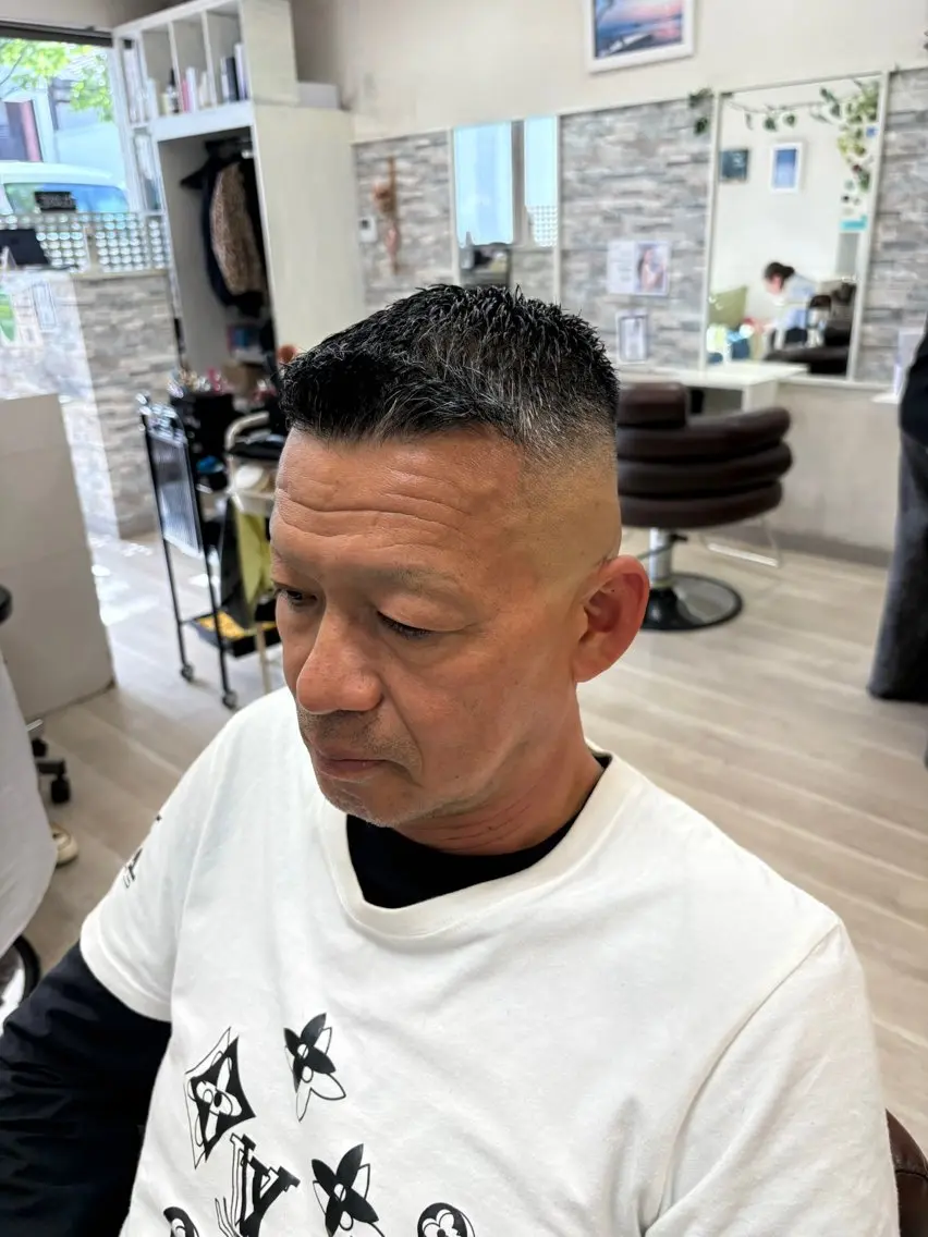 ショート メンズ フェードカット カット 男髪の巨匠 ゴトウのヘアスタイル