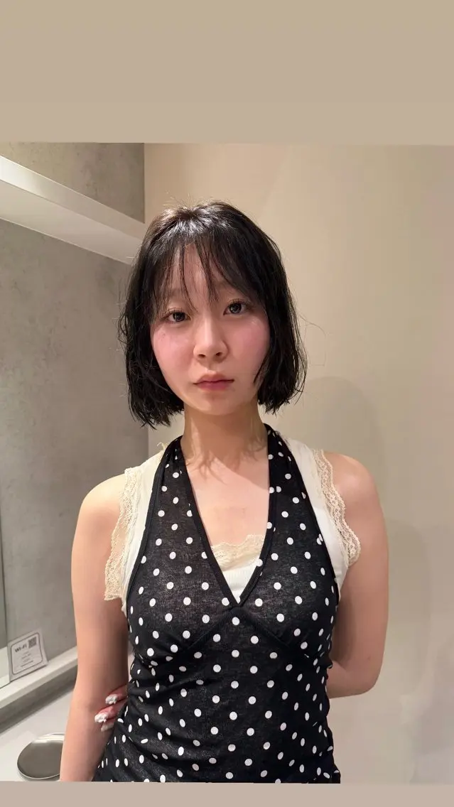 ショート カラー パーマ ニュアンスパーマ カット ヘアカラー パーマ トリートメント ニュアンスパーマ /ボブパーマriseのヘアスタイル