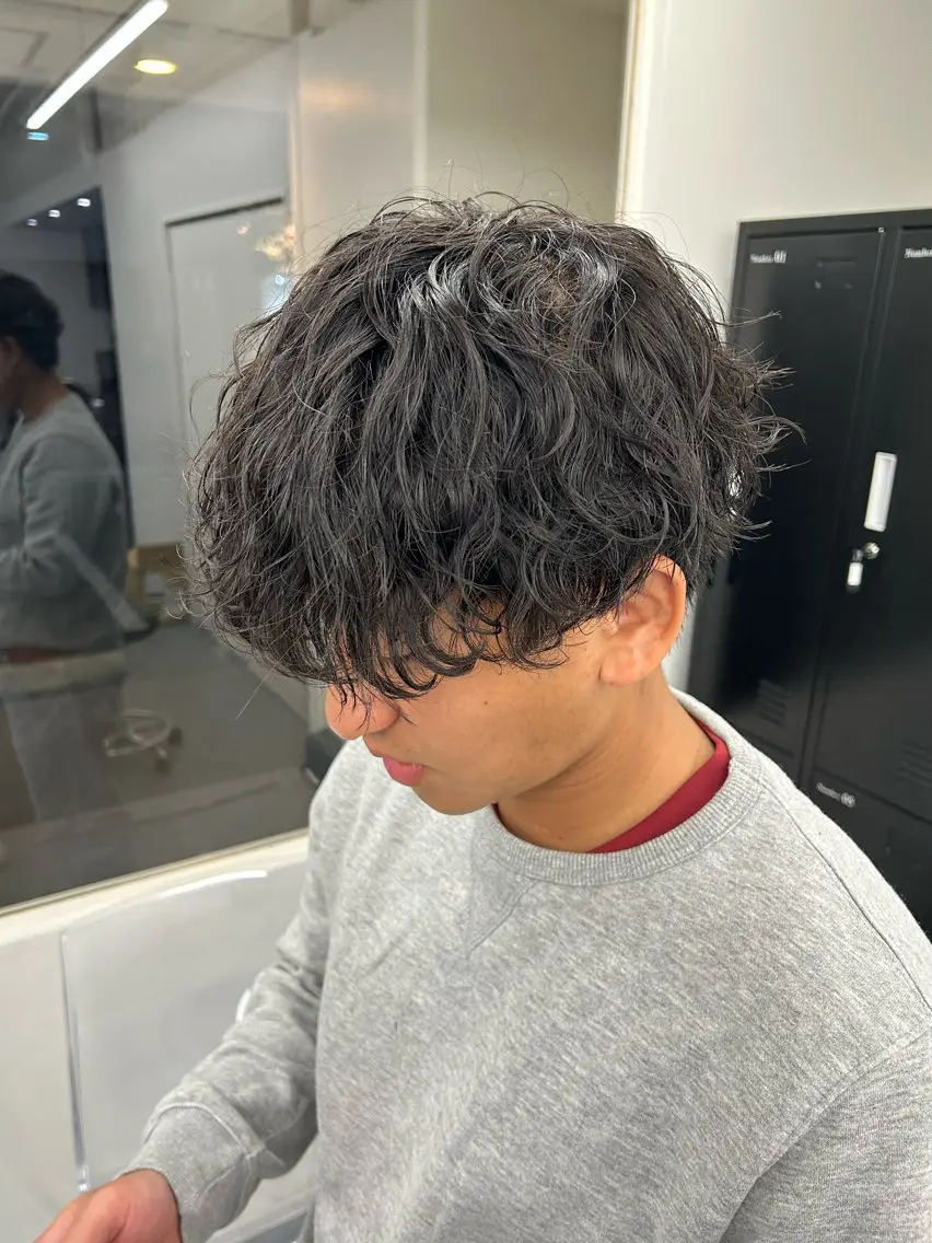 パーマ メンズ カット パーマ &Maison. MICHIYAのヘアスタイル