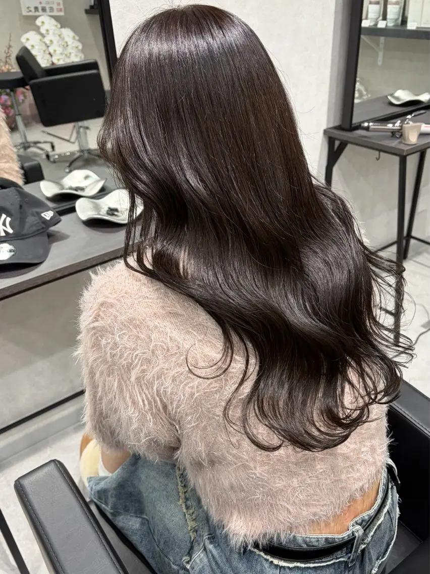 カラー 中村 真珠のヘアスタイル