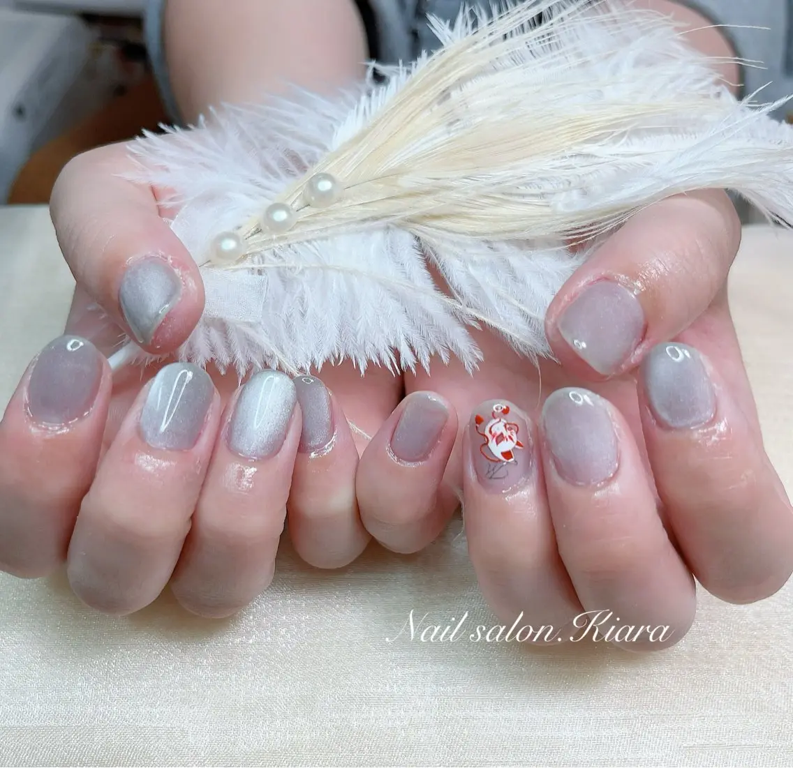 ネイル マグネットネイル 🍭Kiara Nail🍭のネイルデザイン