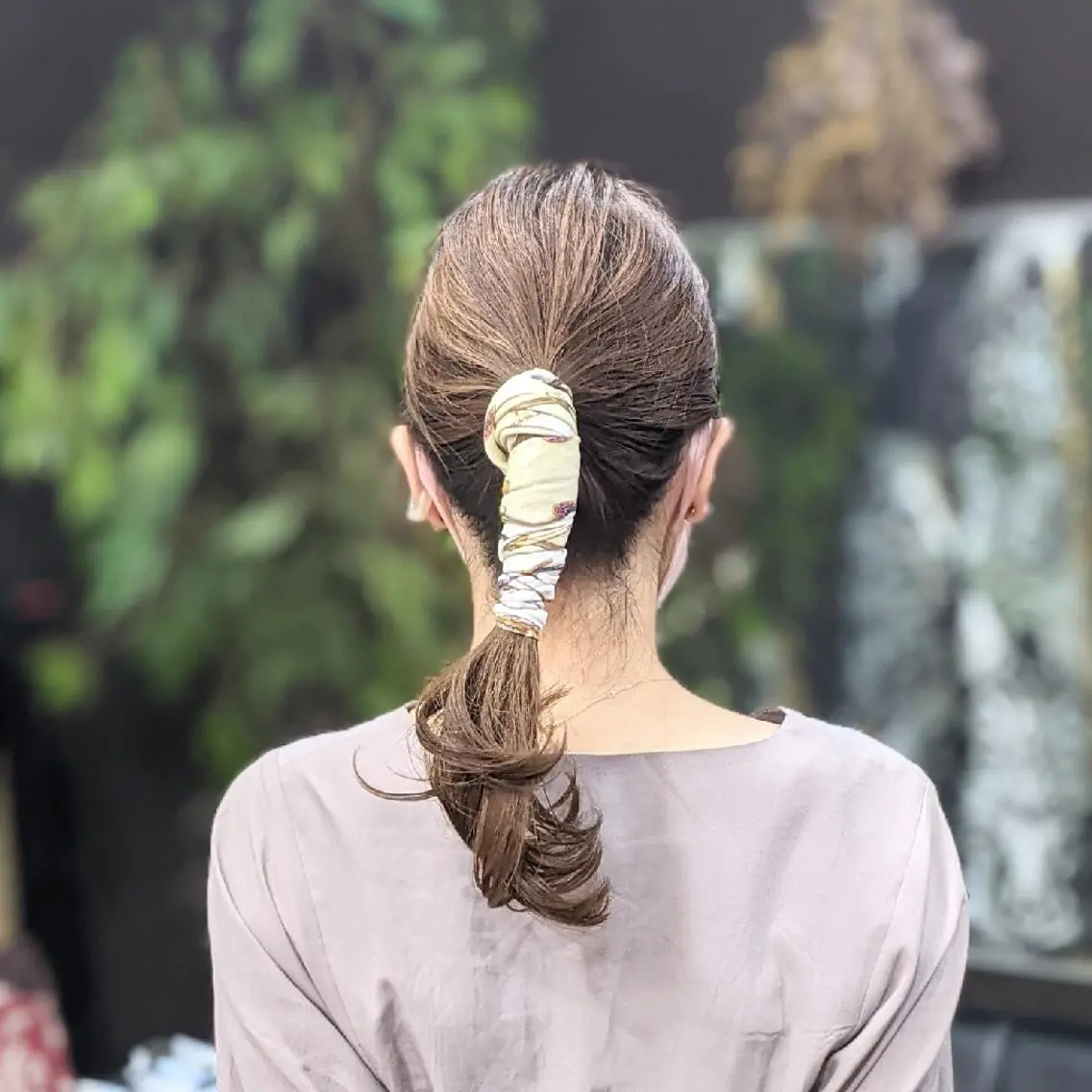 セミロング ヘアアレンジ HIKARI＠ Ruheplatzのヘアスタイル