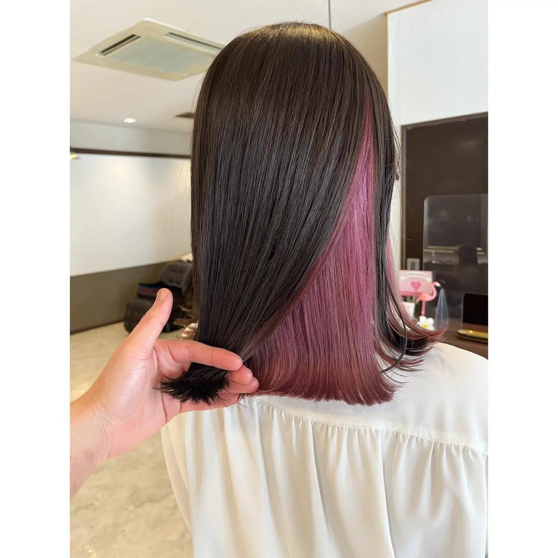 ミディアム カラー 坂井田 浩樹のヘアスタイル