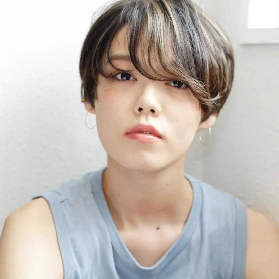 ショート カラー ヘアカラー トリートメント stylist田口 祐歩のヘアスタイル