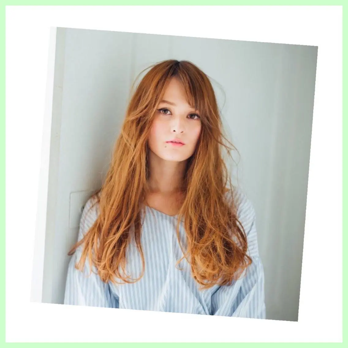 ロング カラー パーマ ロング ヘアカラー (スタイリスト)牧 好美のヘアスタイル