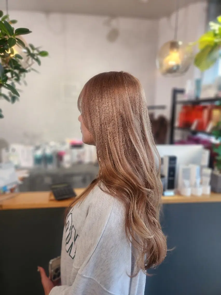 ロング カラー 金田 拓也のヘアスタイル