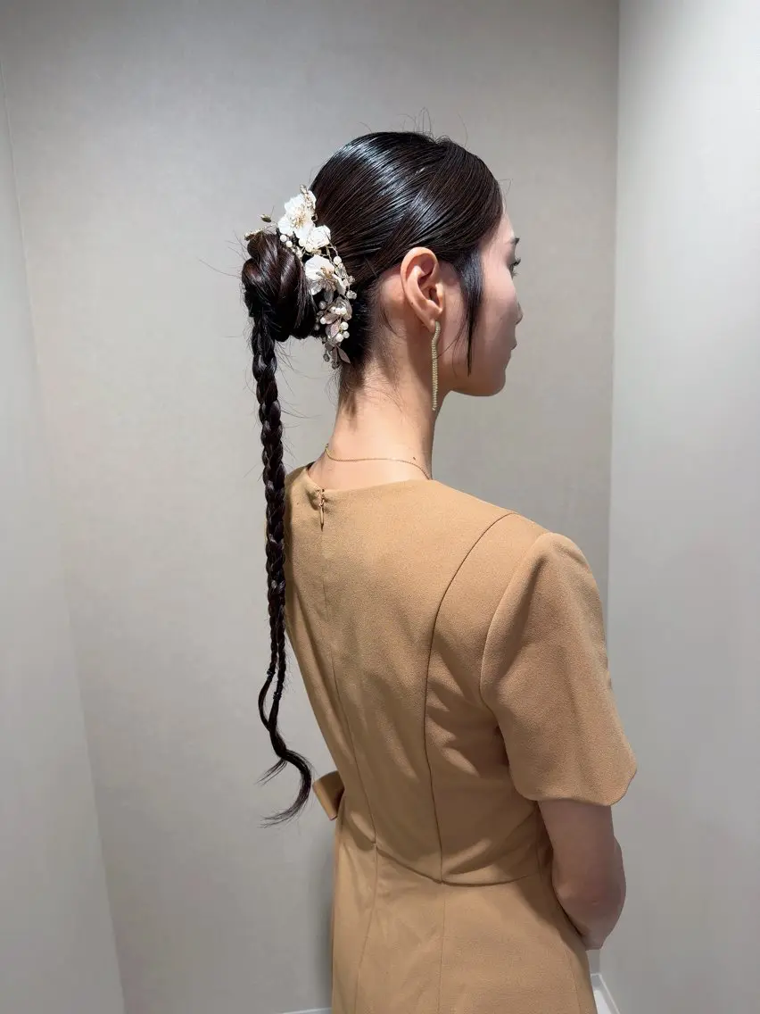 ロング ヘアセット wool TOKYO ありさのヘアスタイル