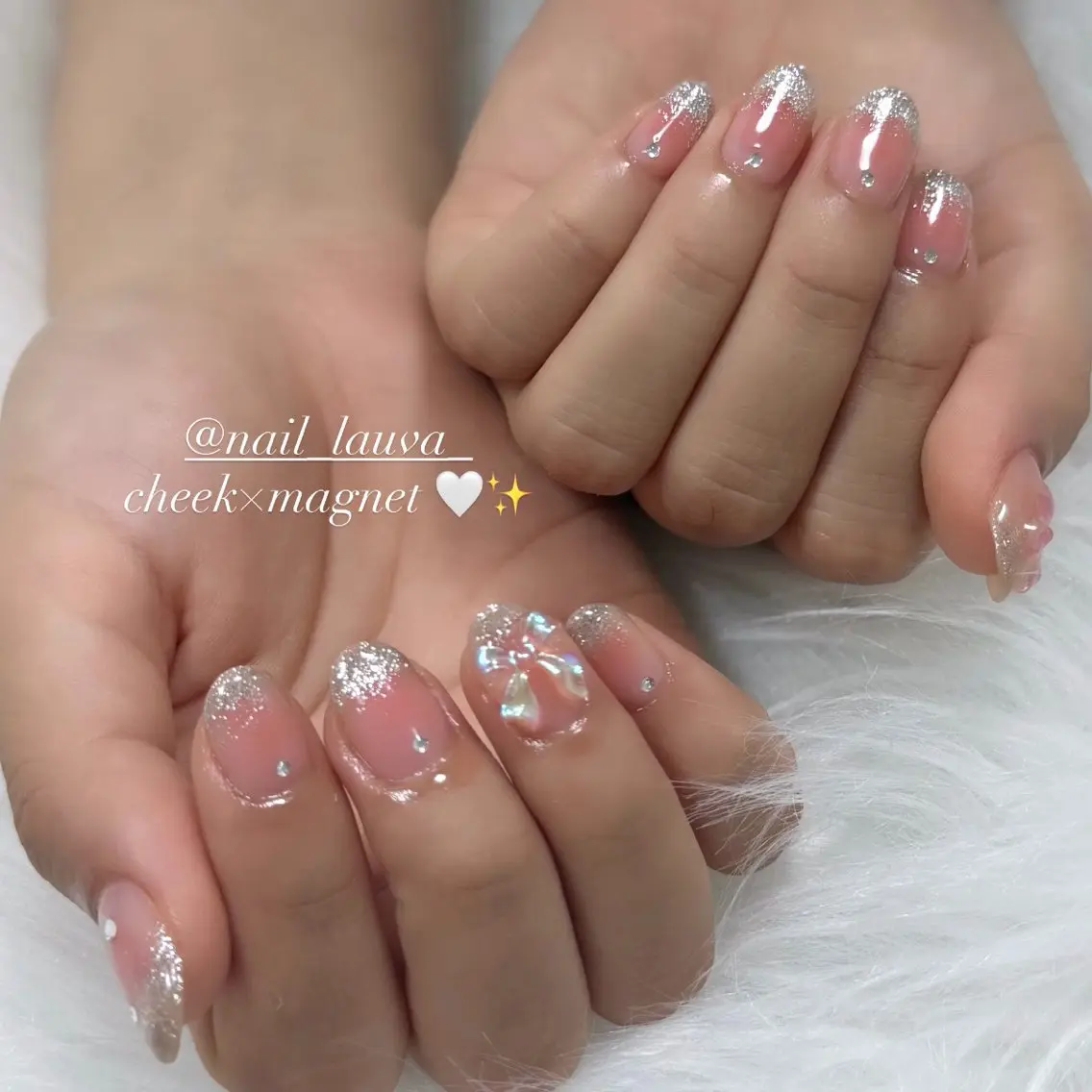 ネイル チークネイル ハンドネイル nailsalon lauva/京都伏見のネイルデザイン