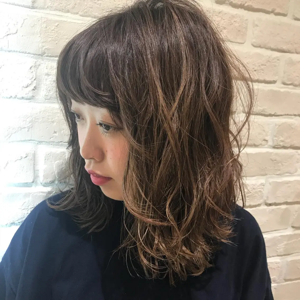 ミディアム 店長 大方康暉のヘアスタイル