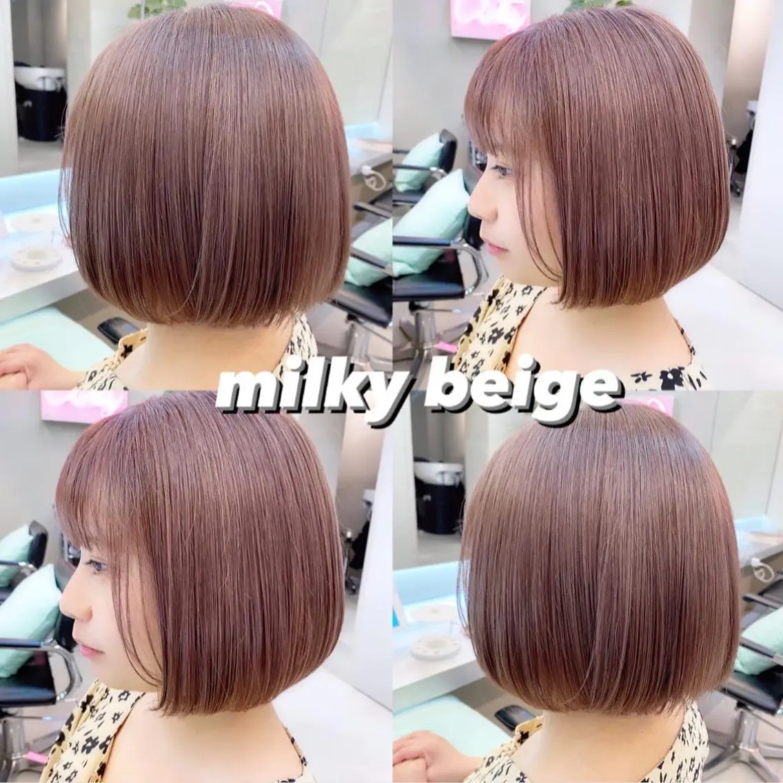 ショート カラー 岡野 静華のヘアスタイル