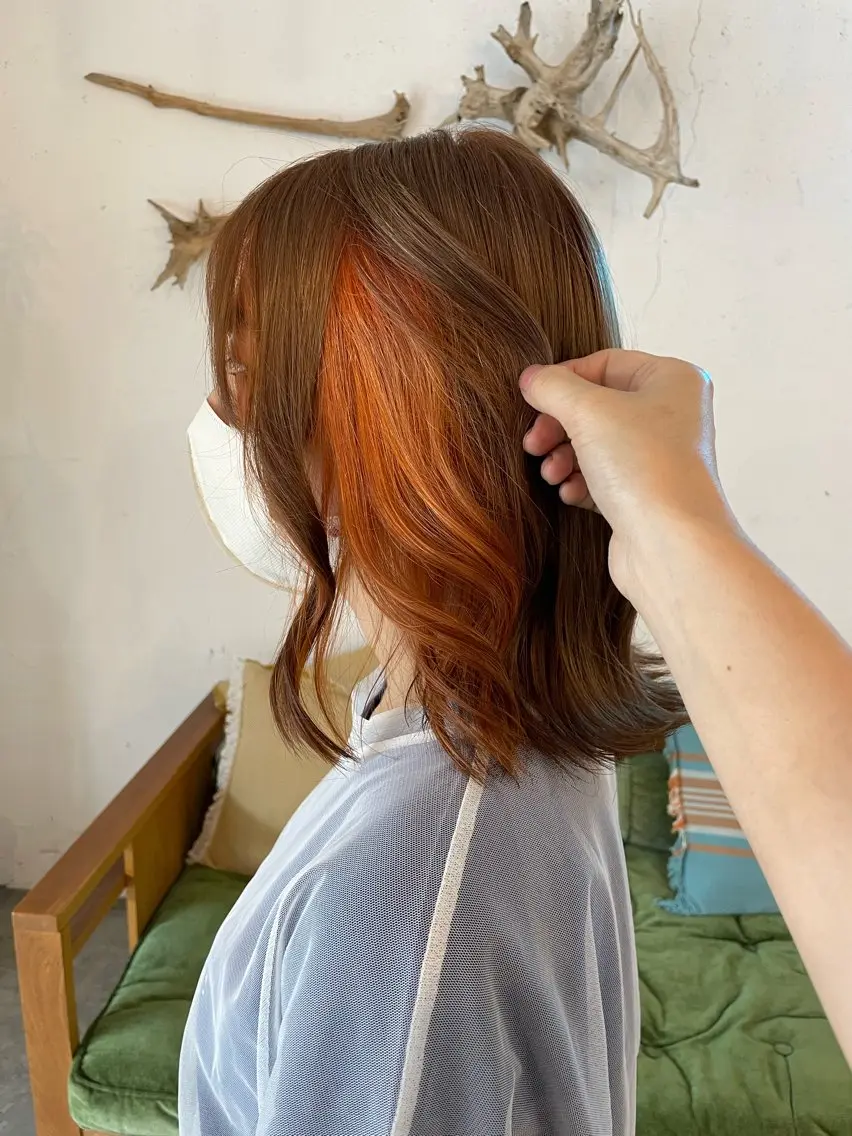 カラー 廣元 早紀のヘアスタイル