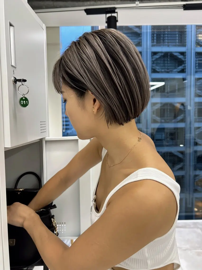 ショート カラー ヘアアレンジ カット ヘアカラー トリートメント 【代表】 たき〜のヘアスタイル