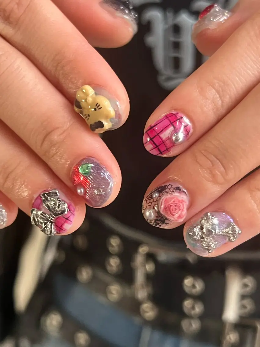 ネイル ハンドネイル Hata nail 🎀個性派ニュアンスのネイルデザイン