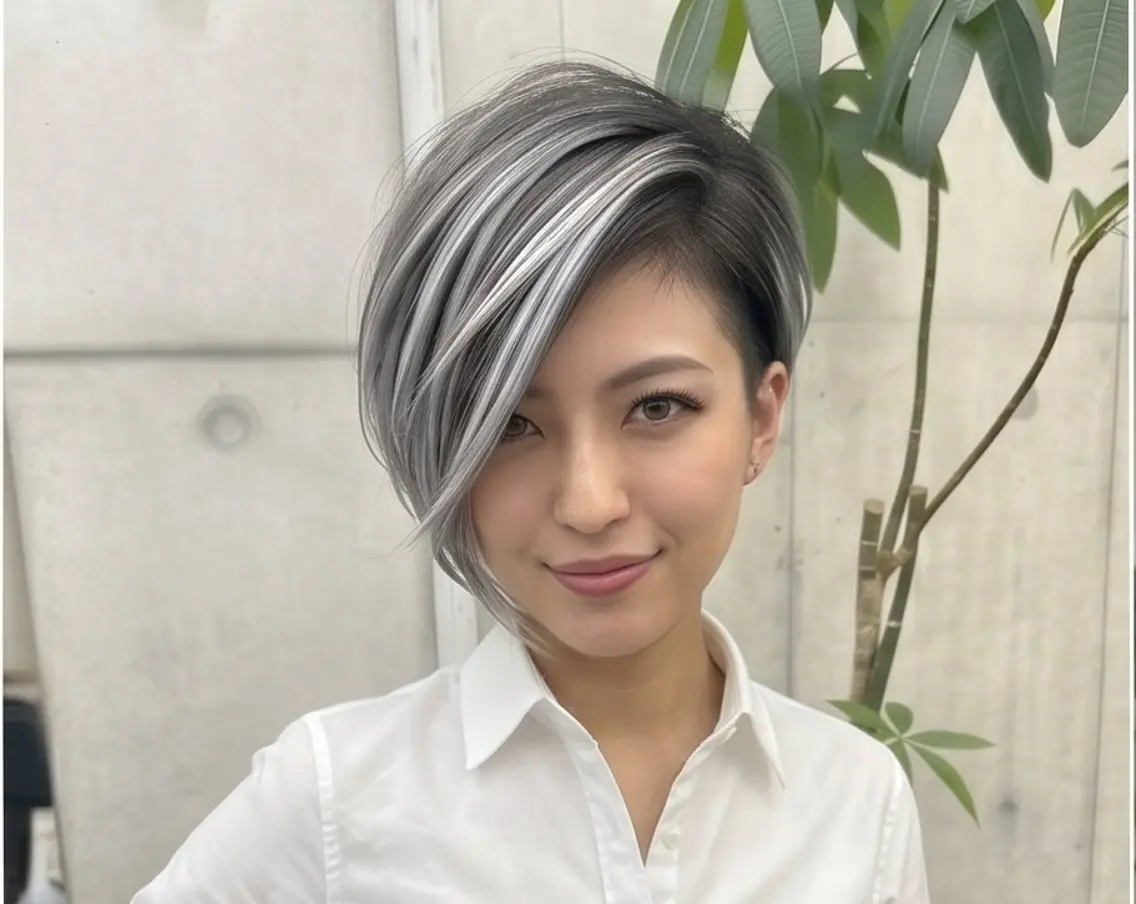 ショート ヘアカラー トリートメント 🩷Eny terrace🩷のヘアスタイル