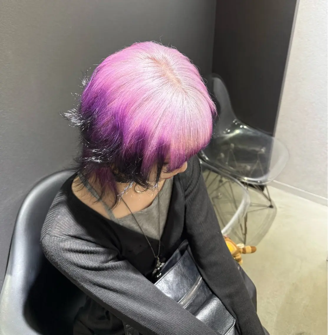 ロング カラー デザインカラー カット ヘアカラー デザインカラー/ハイ トーン/konomiのヘアスタイル