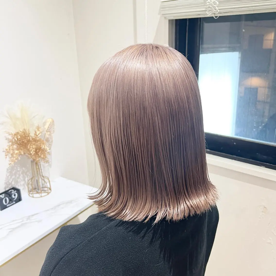 ミディアム カラー ヘアアレンジ ヘアカラー トリートメント 髪質改善/韓国ヘア 顔まわり特化yutoのヘアスタイル