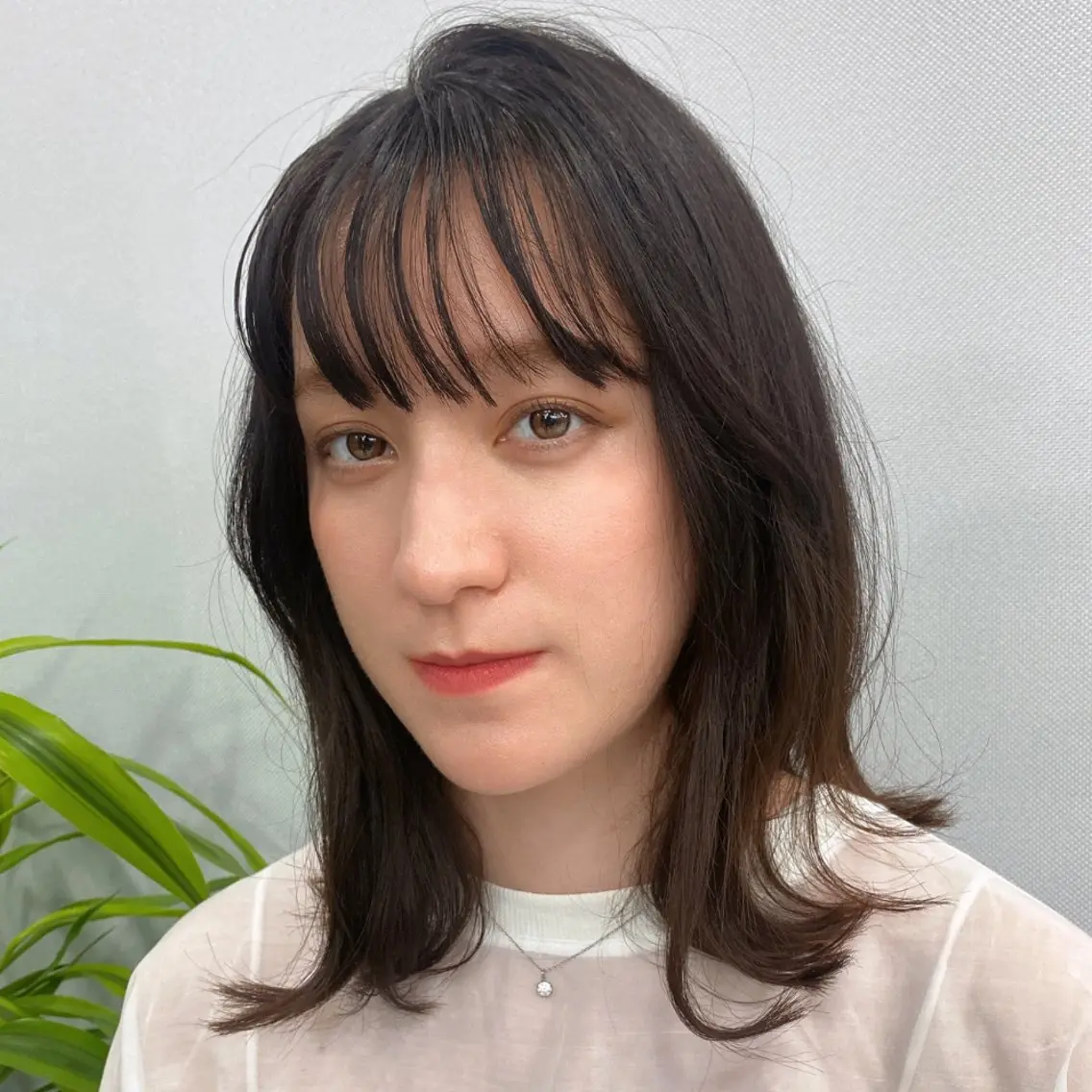 ミディアム 外ハネヘア Endearing 🌟銀座のヘアスタイル