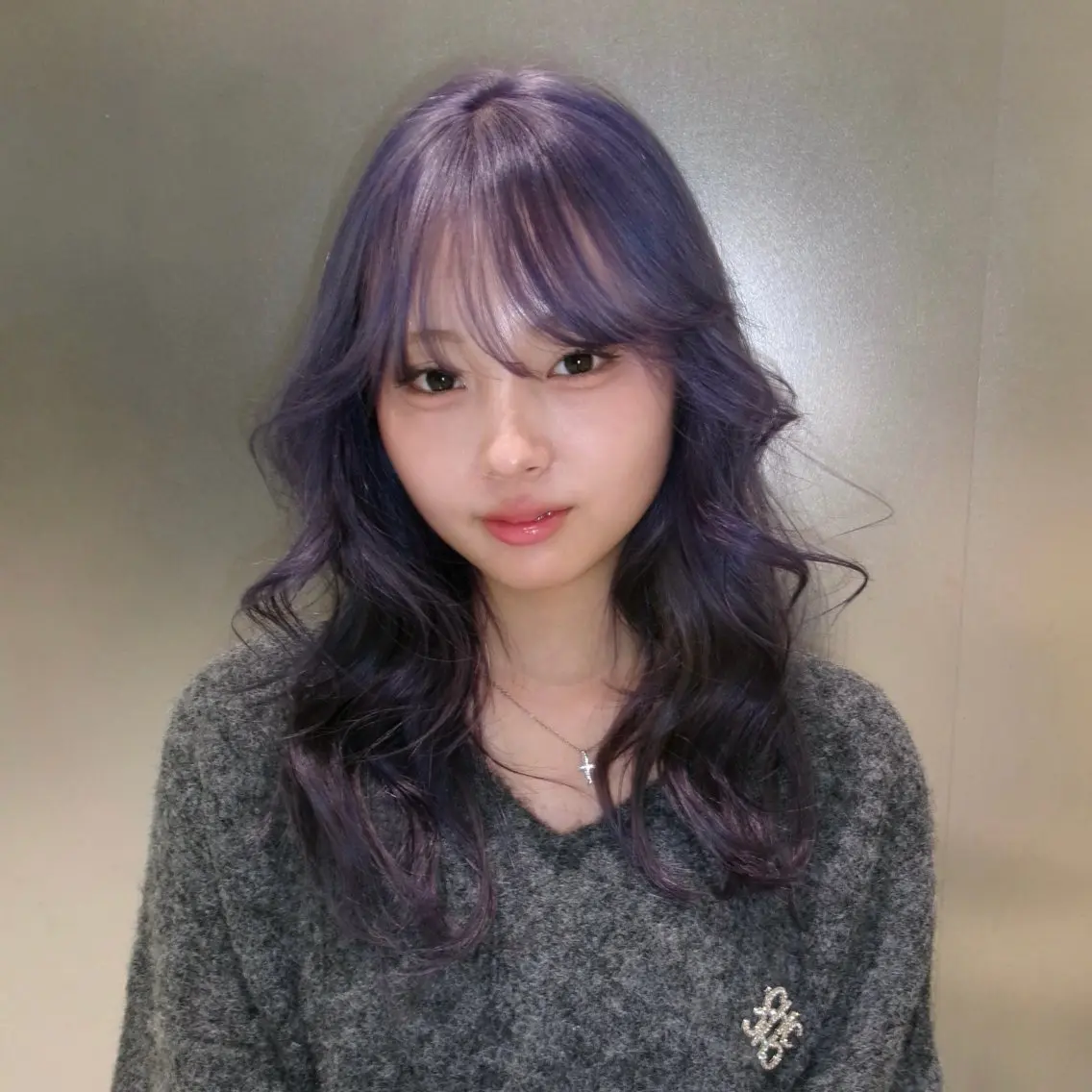 ミディアム カラー ラベンダーカラー 🎀レイヤー/ カラー🐕🦺anのヘアスタイル
