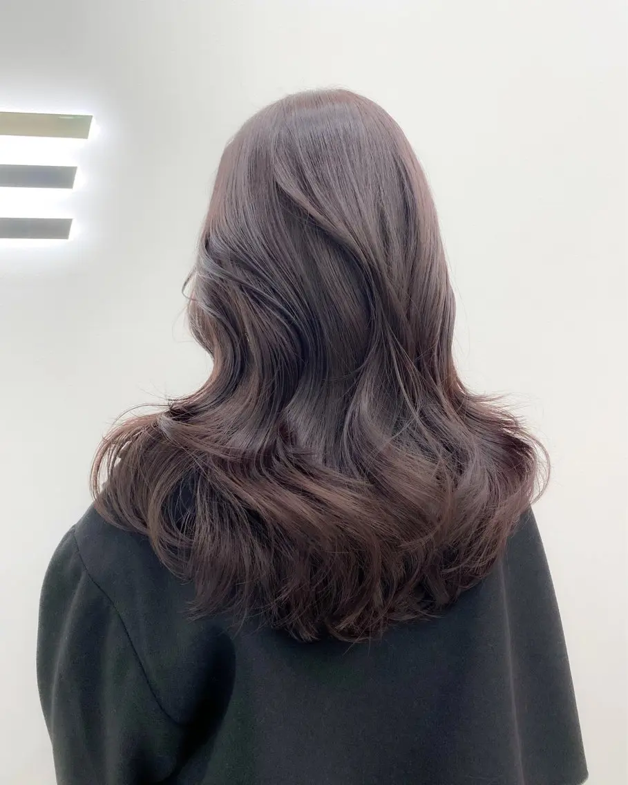 ロング カラー 大人っぽ韓国レディ レイヤー🤍渋谷のヘアスタイル
