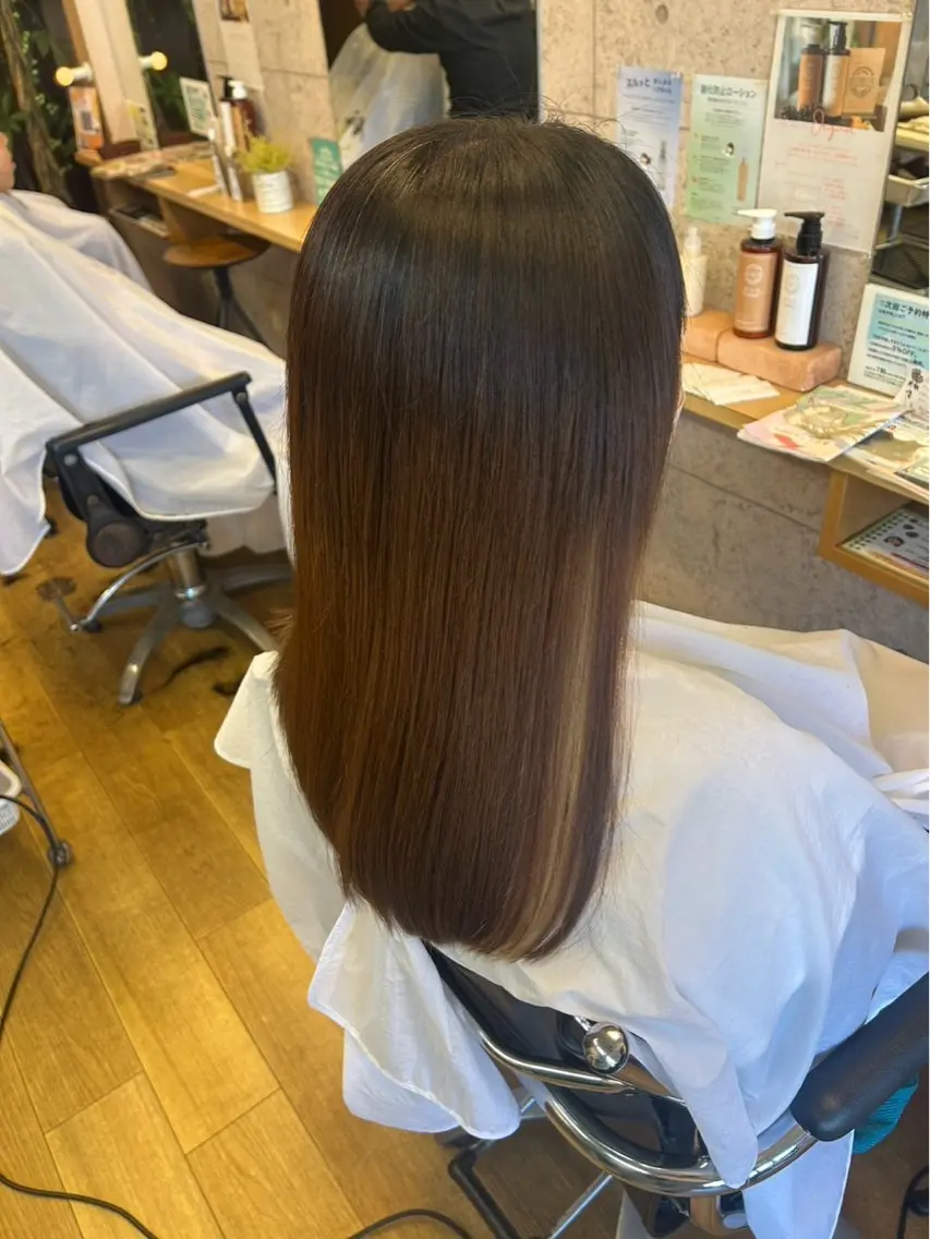 ロング 髪質改善 トリートメント 中山 正洋のヘアスタイル