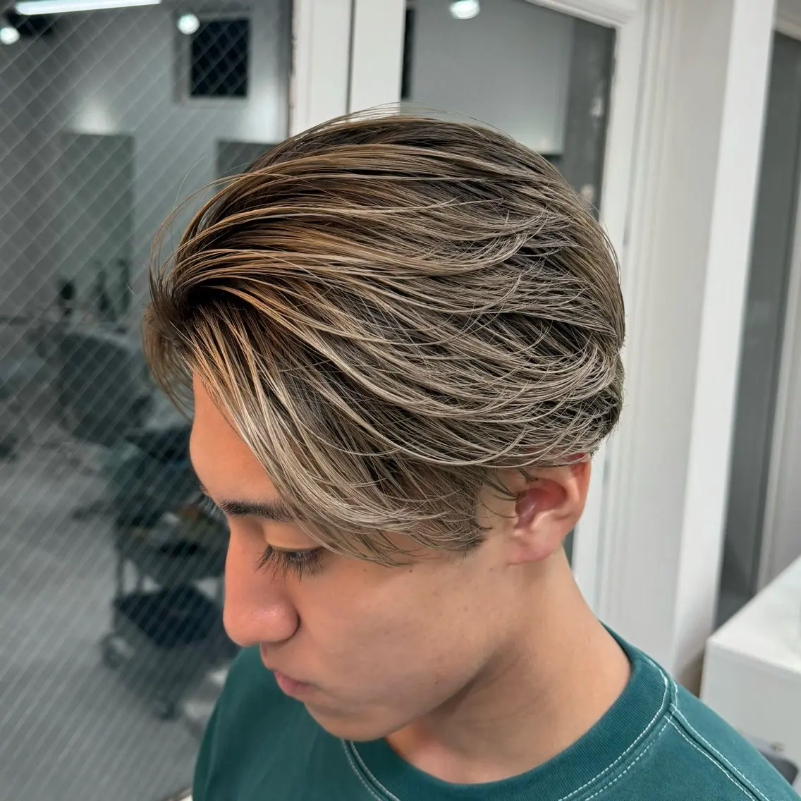 カラー メンズ カット ヘアカラー ヘアセット 【バレイヤージュ】 🔥メンズRYUTAのヘアスタイル