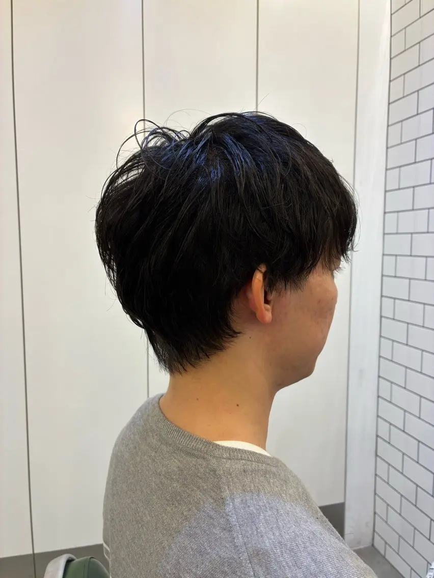 パーマ メンズ 💐赤系カラー/ レイヤーりゅーき💐のヘアスタイル