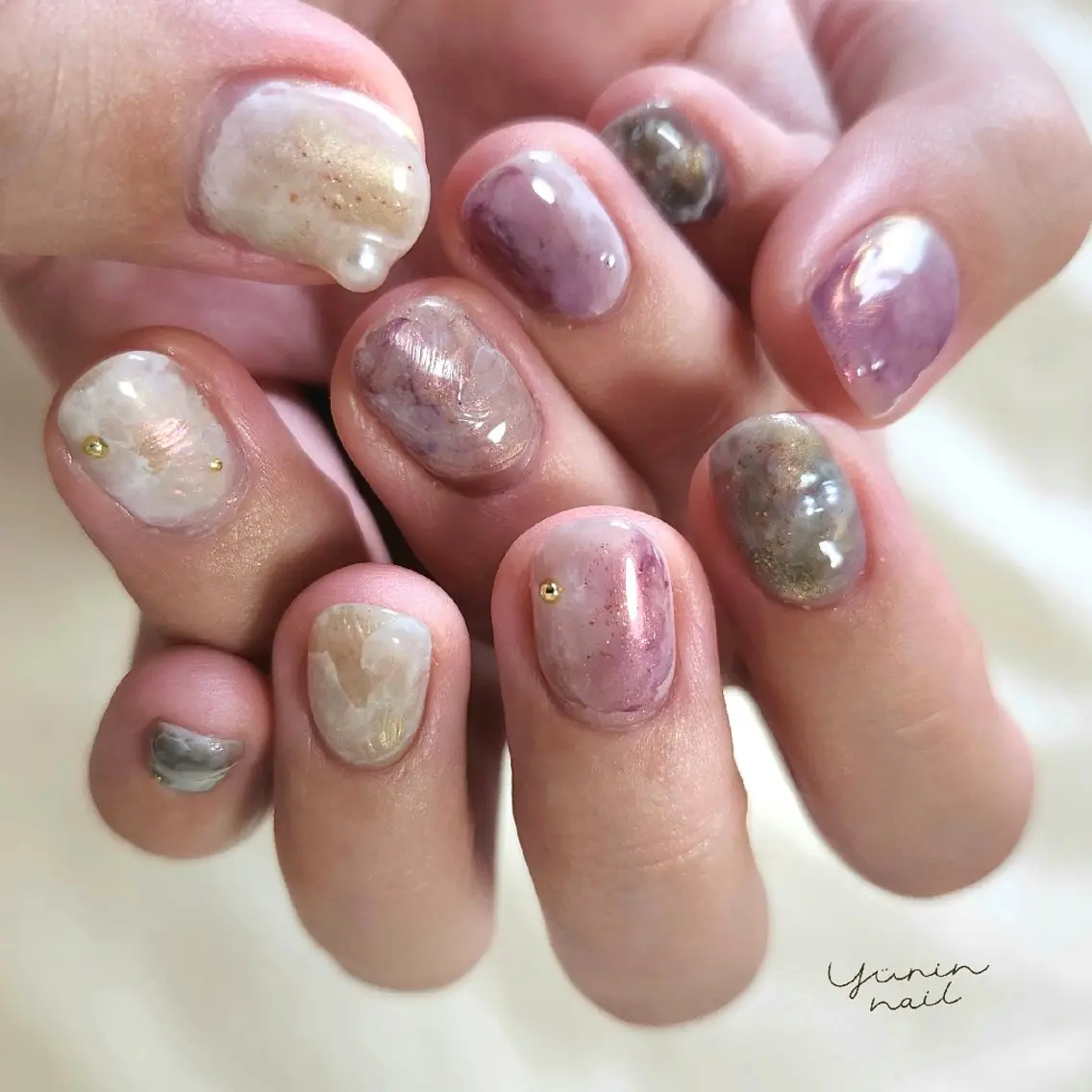 ネイル ニュアンスネイル ショートネイル専門 yurin nailのネイルデザイン