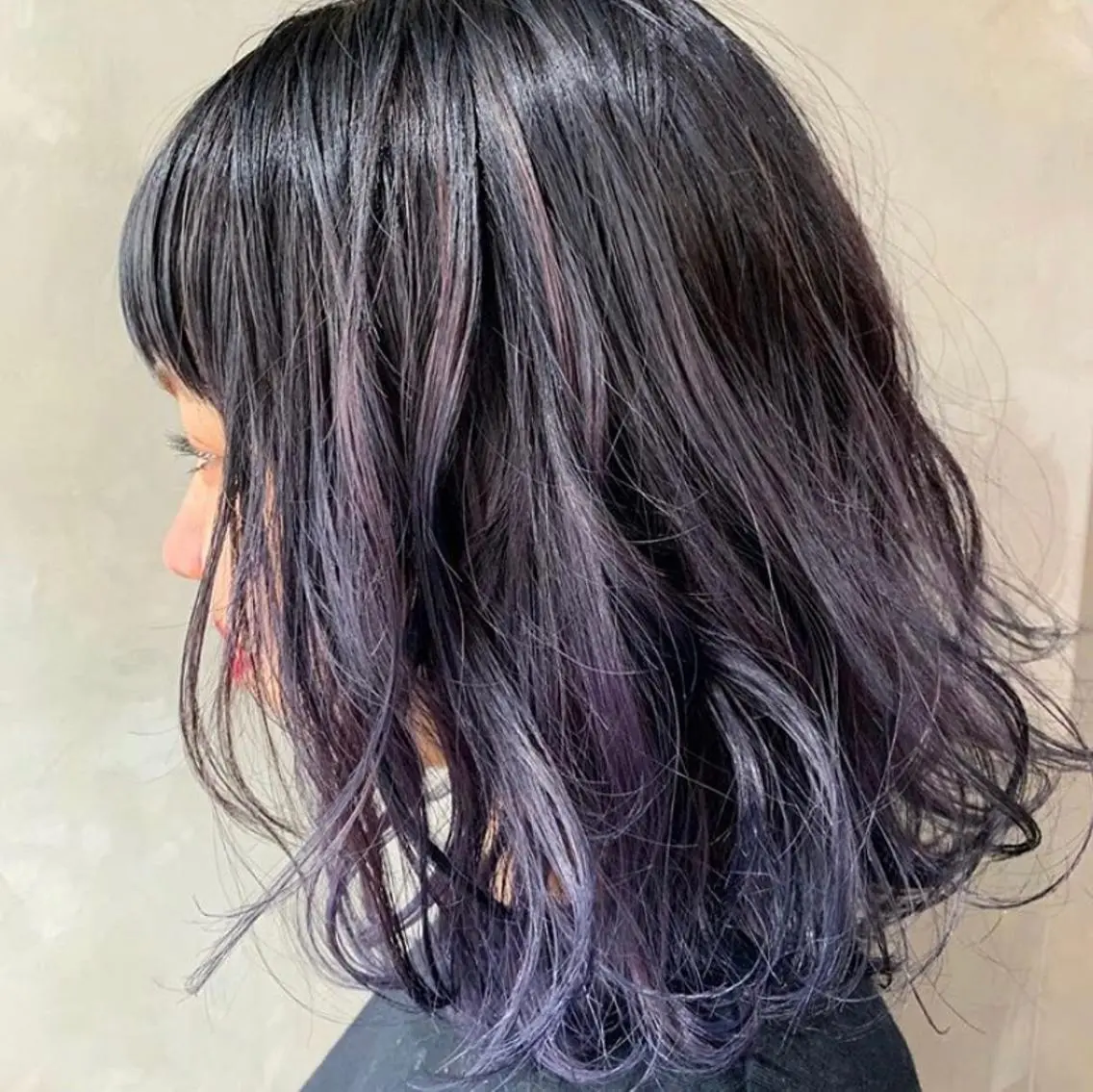 ショート カラー グラデーションカラー バイオレットカラー 🕊️ HONOKAのヘアスタイル