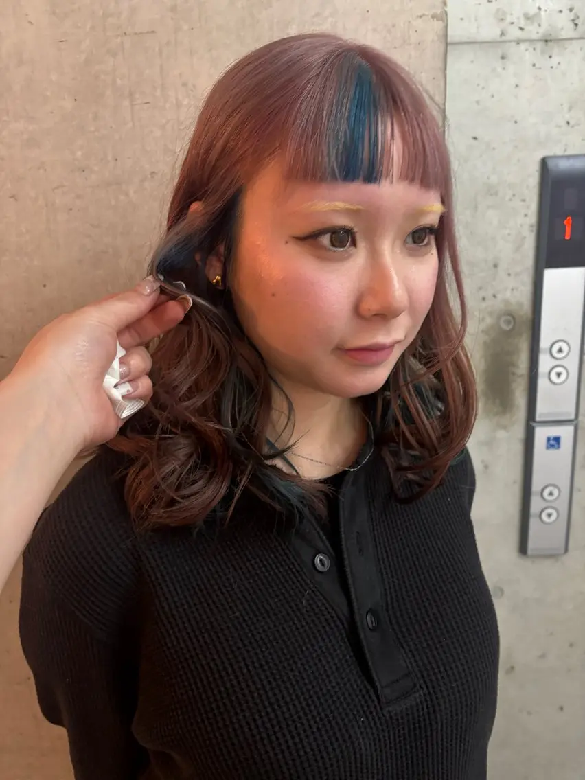 カラー ヘアカラー ブリーチ/パーマ ♡MIYUU♡横浜のヘアスタイル