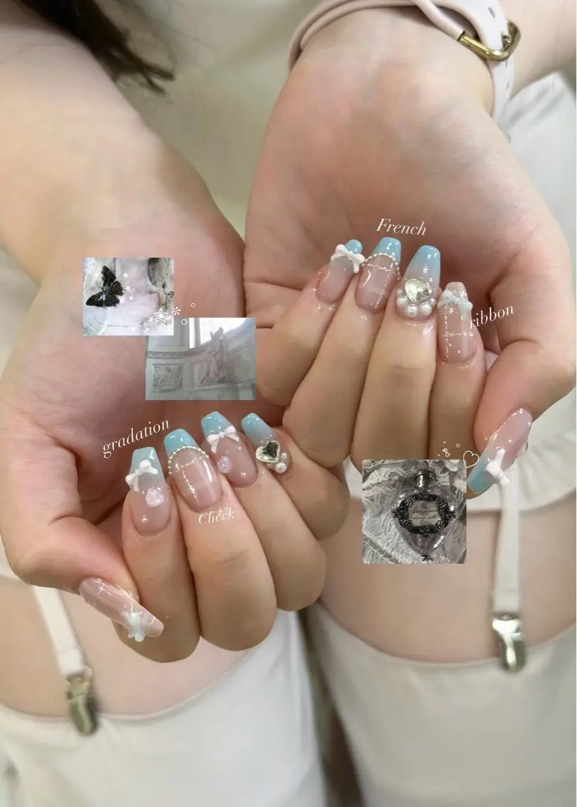 ネイル ハンドネイル 🎀Silk by Bianca陽菜果のネイルデザイン