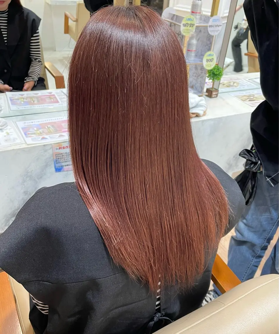 ロング カラー ヘアカラー トリートメント 新庄 雪乃のヘアスタイル