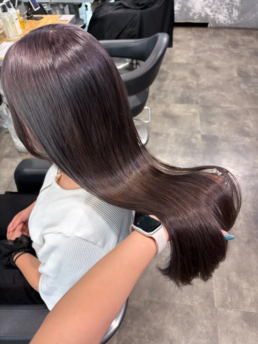 ロング カラー ハイトーン 横浜💞ミオのヘアスタイル