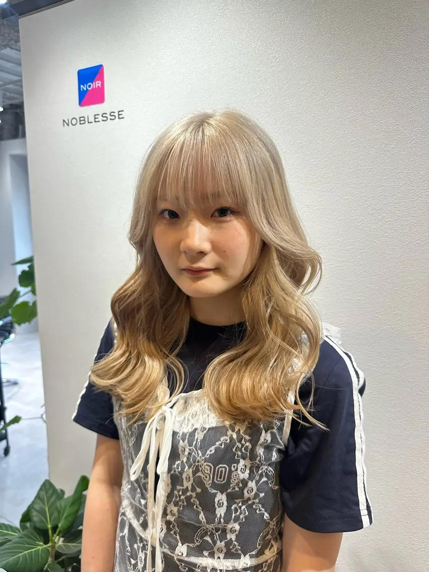 ロング カット ヘアカラー トリートメント kano🌈ハッシュ カット/レイヤーのヘアスタイル