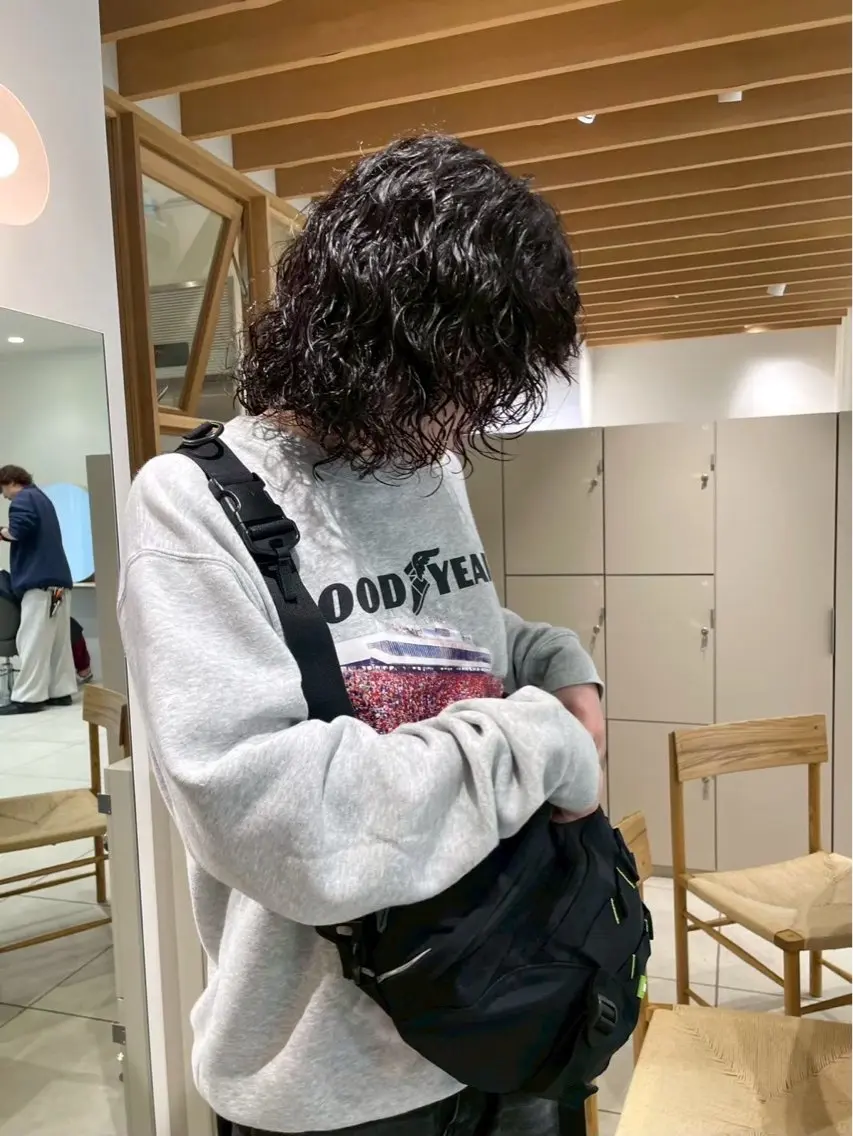 パーマ 横井 優奈のヘアスタイル