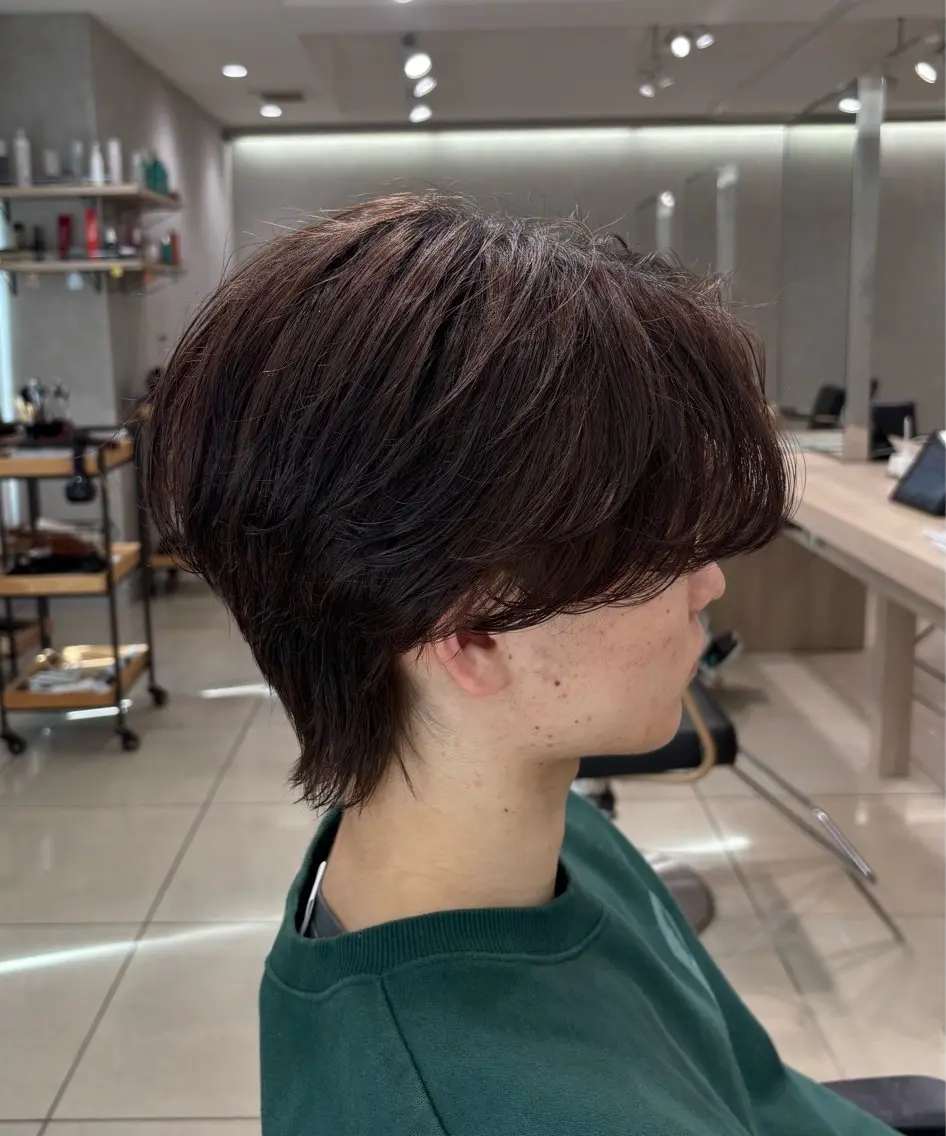 ミディアム パーマ メンズ カット 縮毛矯正 💠メンズ縮毛矯正 /パーマ💠林慶太のヘアスタイル