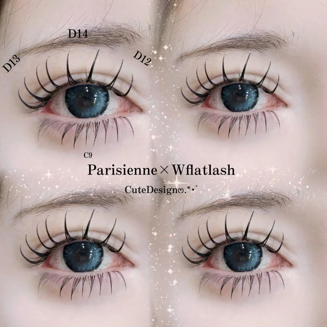 マツエク・マツパ フラットラッシュ パリジェンヌラッシュリフト まつげパーマ ECLART eye &Laurel大宮店のマツエク・マツパデザイン
