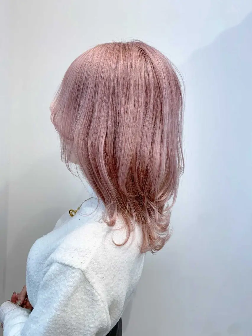ロング カラー カット ヘアカラー トリートメント 愛されハイトーン 🍓YURINAのヘアスタイル