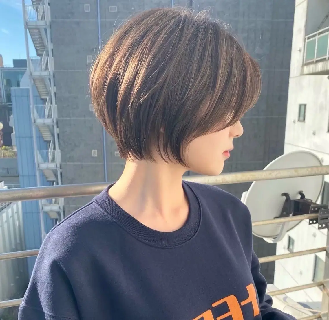 ショート misaki 🖤 ショート/メンズのヘアスタイル