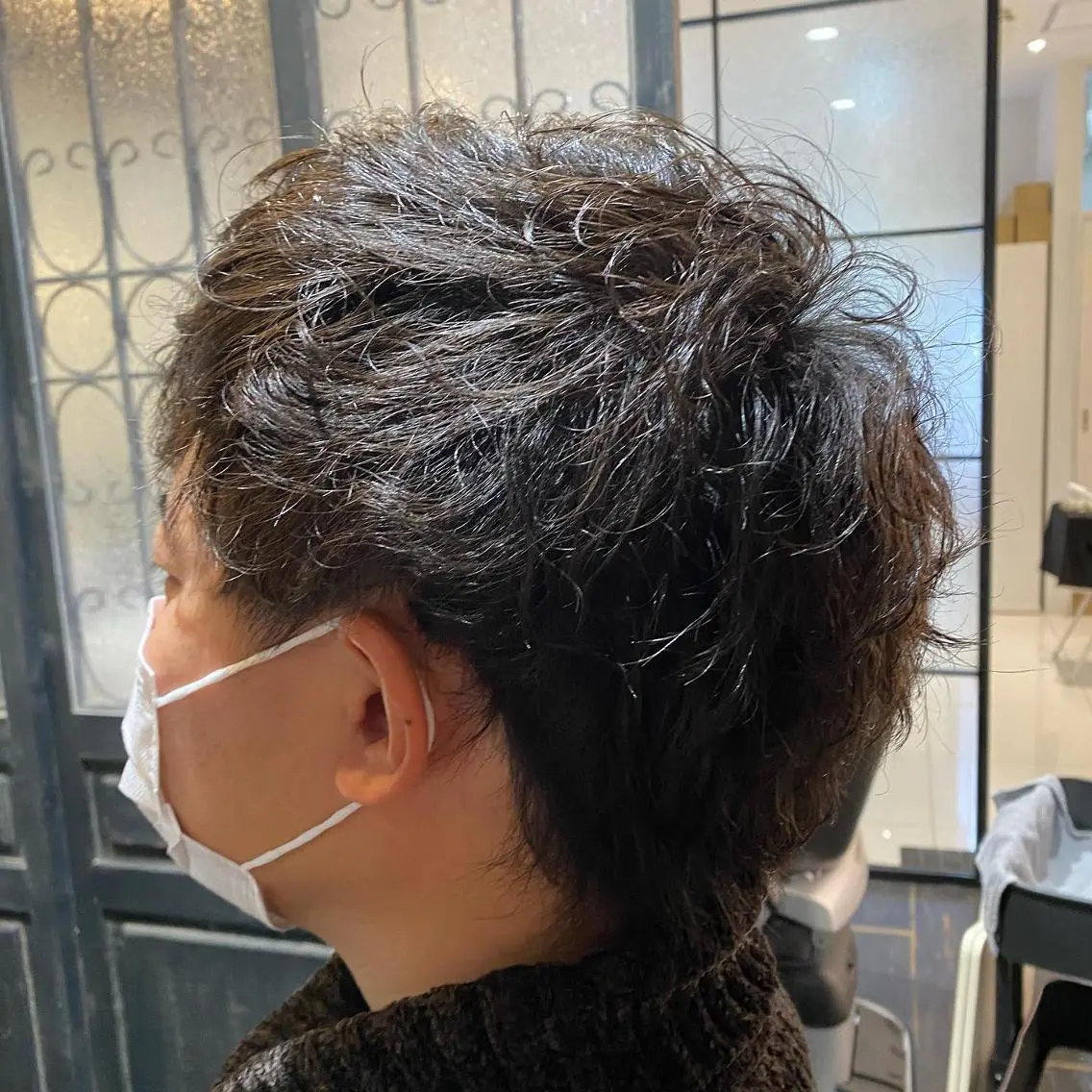 ショート カラー メンズ キッズ ショートボブ メンズパーマ メンズショート ボブ ショートヘア ✂︎ショート、ボブ、 レイヤー🩵YUMIのヘアスタイル